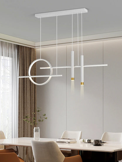 MZISOSOD Nordic Dimmable LED Pendant Light – Modern Kitchen Island Lamp