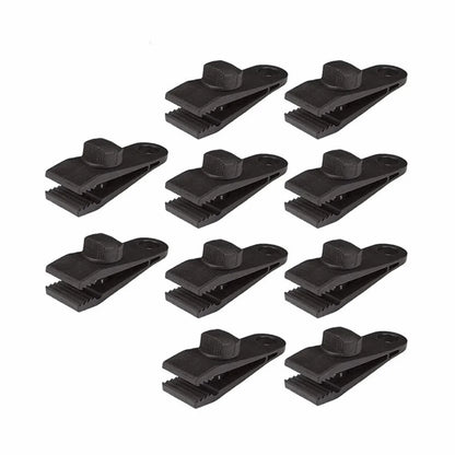 10/20/30PCS Tent Tarp Clips Windproof Clamp Tarpaulin Clip Tent Canopy Clip Crocodile Clip Awning Outdoor Camping Accessories