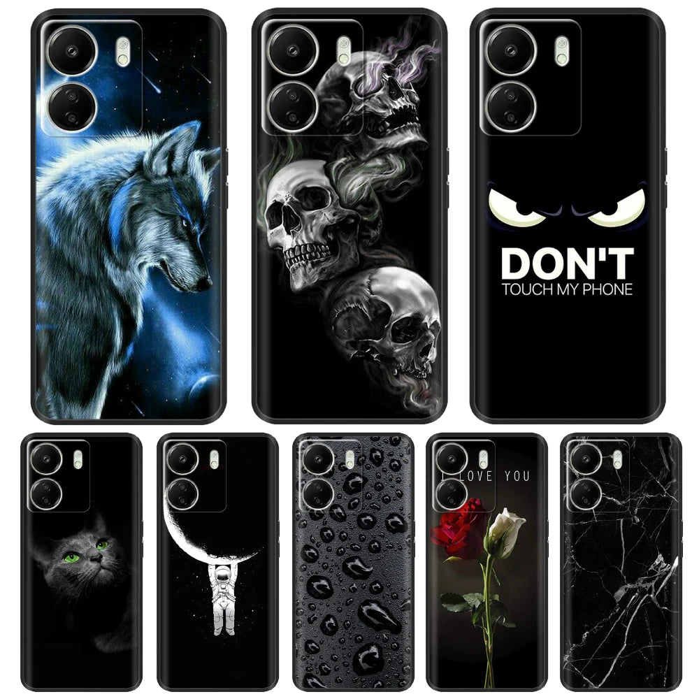 Mavskes Redmi 13C Silicone Phone Case – Shockproof Soft TPU Cover