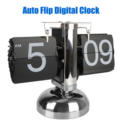 Desktop Clock Auto Flip Flip Internal Gear Operated Home Decors Digital Clock Retro Flip Clock Operated Quartz Clock