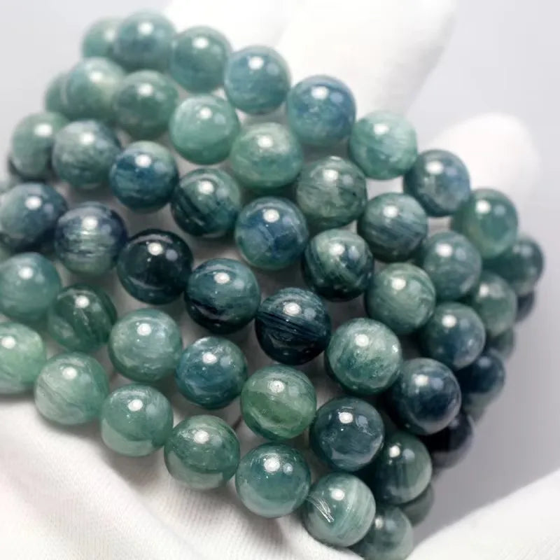 Mei Han Xing AAA Natural Green Kyanite Bracelet – Stress & Fear Relief