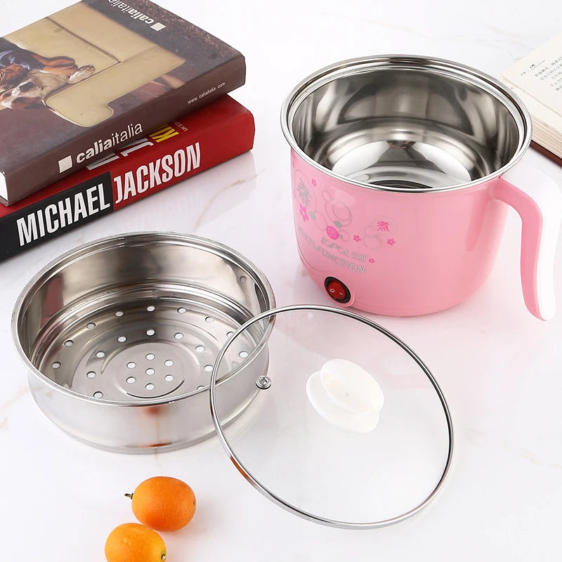 BALASHOV 1.8L Mini Electric Hot Pot – Multi-Cooker for 1-2 People