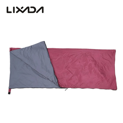 Lixada 190 * 75cm Outdoor Envelope Sleeping Bag Camping Travel Hiking Multifunction Ultra-light 680g