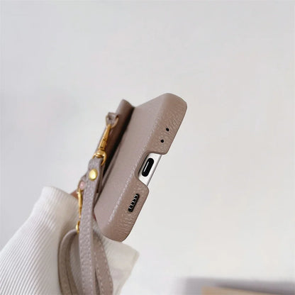 szHAIyu Crossbody PU Leather Phone Case for Samsung Galaxy Z Flip 6 5 4 3