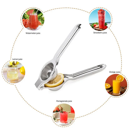 HypeHub Stainless Steel Manual Citrus Juicer – Lemon & Orange Press