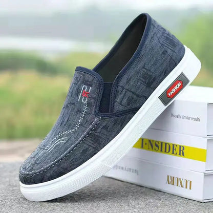 2025 New Fashion Men's Versatile Casual Shoes Comfortable Leisure Lazy Person Work Shoes Outdoor Anti-slip Casual Sports Shoes