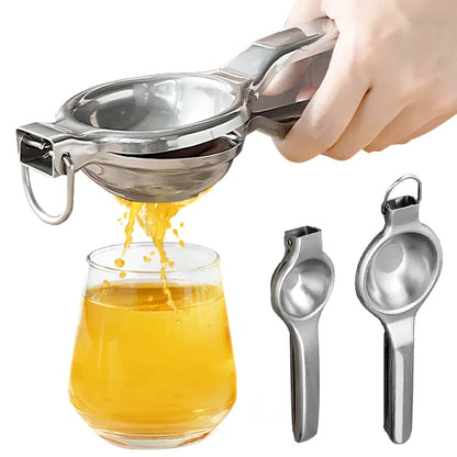 HypeHub Stainless Steel Manual Citrus Juicer – Lemon & Orange Press