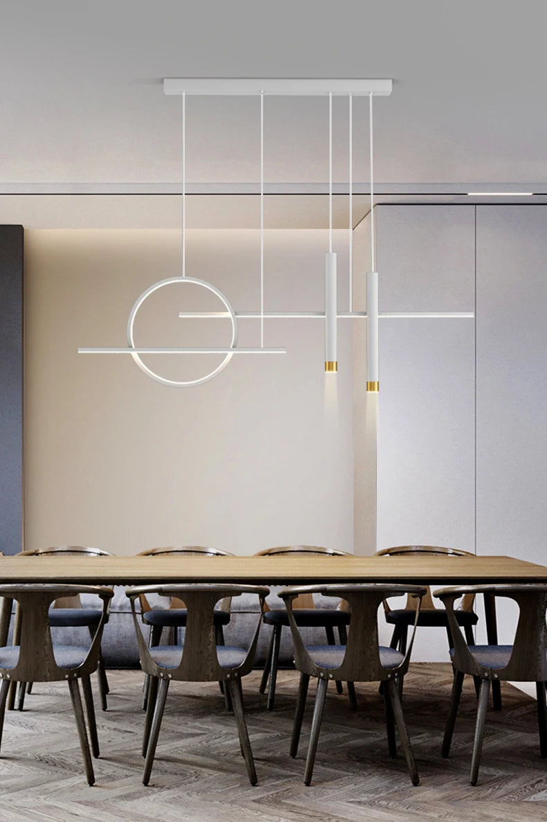 MZISOSOD Nordic Dimmable LED Pendant Light – Modern Kitchen Island Lamp