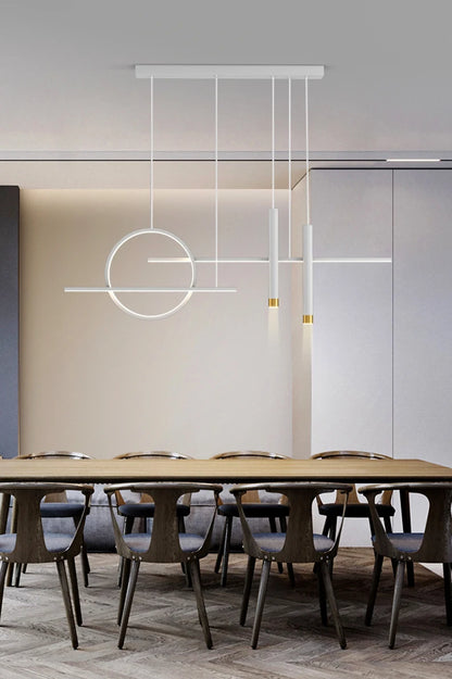 MZISOSOD Nordic Dimmable LED Pendant Light – Modern Kitchen Island Lamp