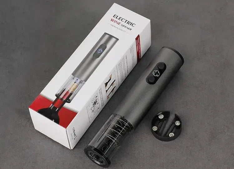 FENSTOEN Electric Wine Bottle Opener – USB Rechargeable Automatic Corkscrew