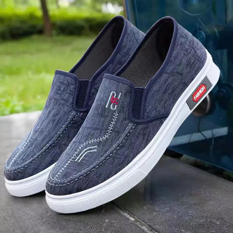2025 New Fashion Men's Versatile Casual Shoes Comfortable Leisure Lazy Person Work Shoes Outdoor Anti-slip Casual Sports Shoes
