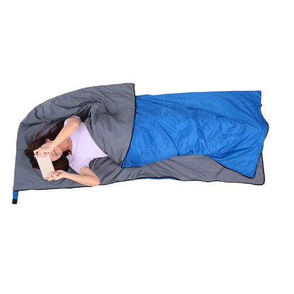 Lixada 190 * 75cm Outdoor Envelope Sleeping Bag Camping Travel Hiking Multifunction Ultra-light 680g