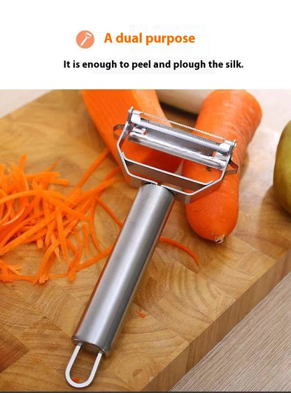 BOOMCOOL Stainless Steel Double Head Peeler – Multifunctional Kitchen Tool
