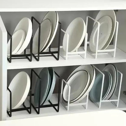 HypeHub Iron Wire Kitchen Cabinet Plate Storage Rack – Dish Drainer