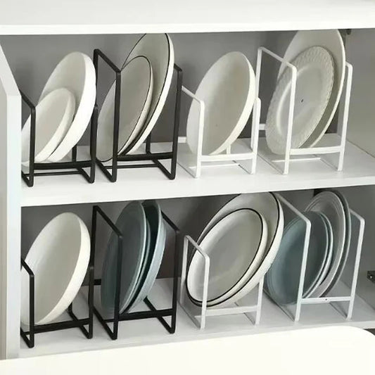 HypeHub Iron Wire Kitchen Cabinet Plate Storage Rack – Dish Drainer