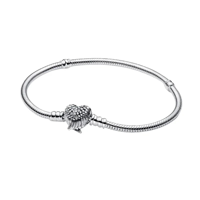 MINISO Women's Blue Knitted Leather Bracelet – Charm Bead Jewelry