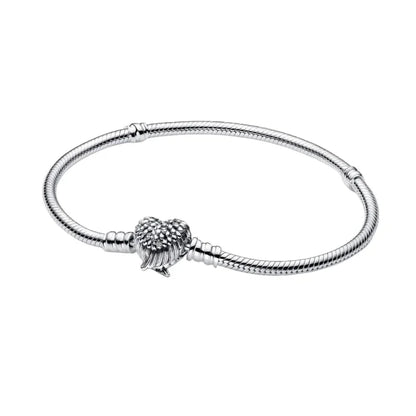 MINISO Women's Blue Knitted Leather Bracelet – Charm Bead Jewelry