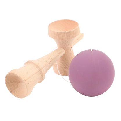 Kendama Wooden Portable Kendama Beech wood Improves Hand Eye Coordination with String for Indoor and Outdoor Wooden Kendama