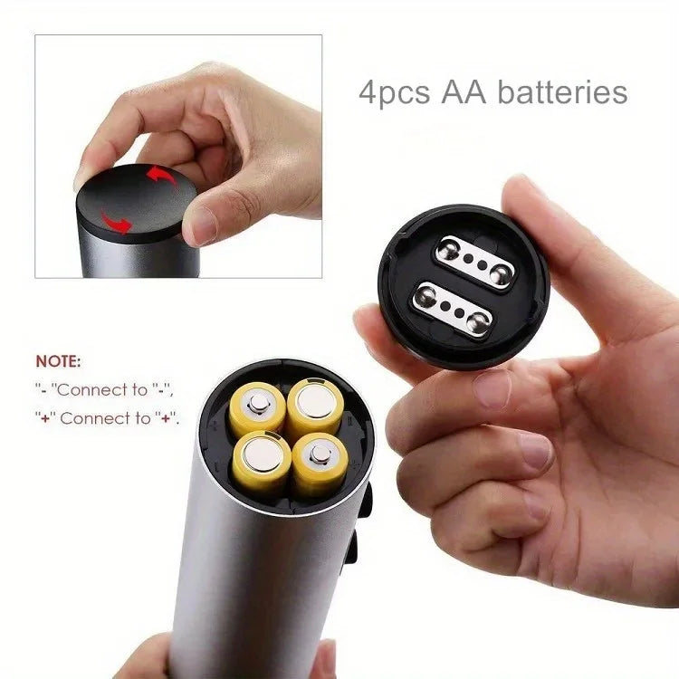 FENSTOEN Electric Wine Bottle Opener – USB Rechargeable Automatic Corkscrew