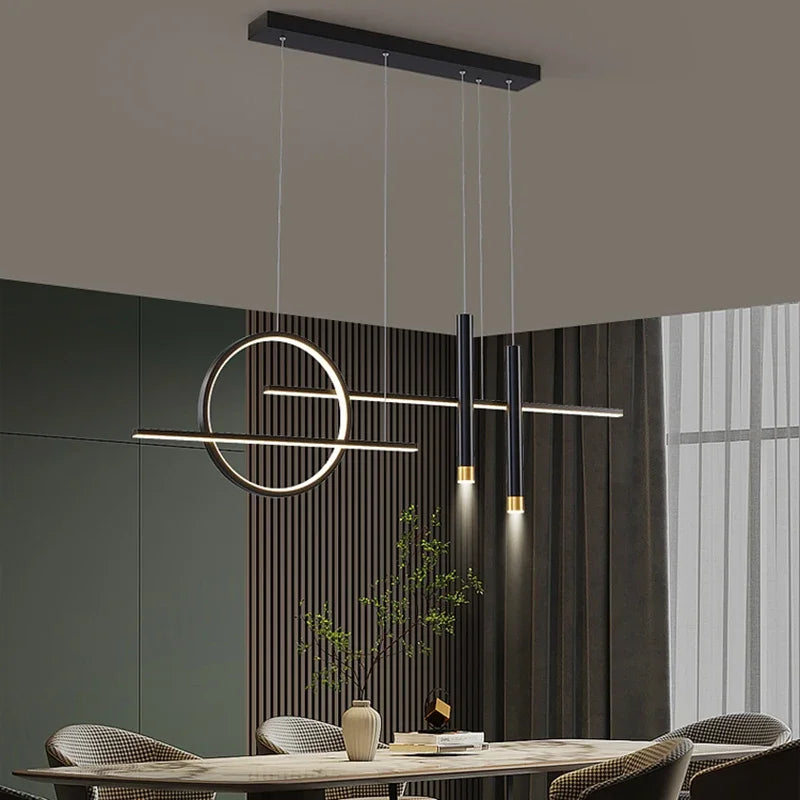 MZISOSOD Nordic Dimmable LED Pendant Light – Modern Kitchen Island Lamp