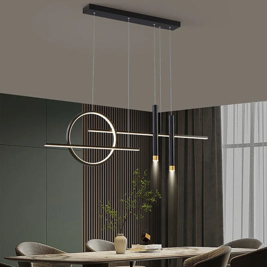 MZISOSOD Nordic Dimmable LED Pendant Light – Modern Kitchen Island Lamp
