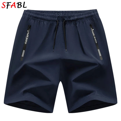Quick-drying Shorts Men Board Short Pants Summer Breathable Sports Shorts Men Casual Elastic Running Gym Fitness Men's Shorts