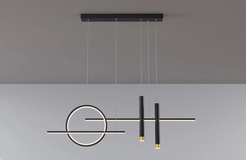 MZISOSOD Nordic Dimmable LED Pendant Light – Modern Kitchen Island Lamp