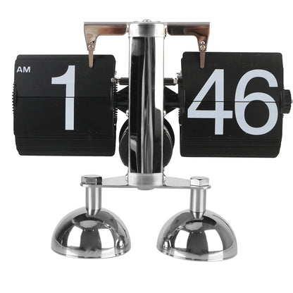 Desktop Clock Auto Flip Flip Internal Gear Operated Home Decors Digital Clock Retro Flip Clock Operated Quartz Clock