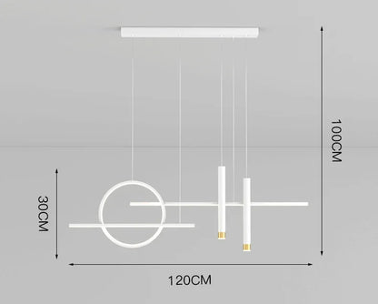 MZISOSOD Nordic Dimmable LED Pendant Light – Modern Kitchen Island Lamp