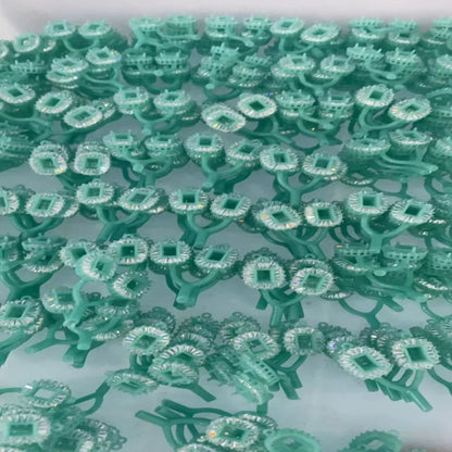 HypeHub Color Diamond Cross Hoop Earrings – American Style Ear Clip