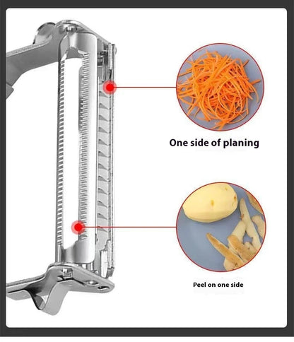 BOOMCOOL Stainless Steel Double Head Peeler – Multifunctional Kitchen Tool