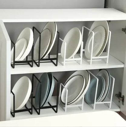 HypeHub Iron Wire Kitchen Cabinet Plate Storage Rack – Dish Drainer