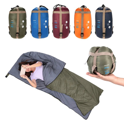 Lixada 190 * 75cm Outdoor Envelope Sleeping Bag Camping Travel Hiking Multifunction Ultra-light 680g
