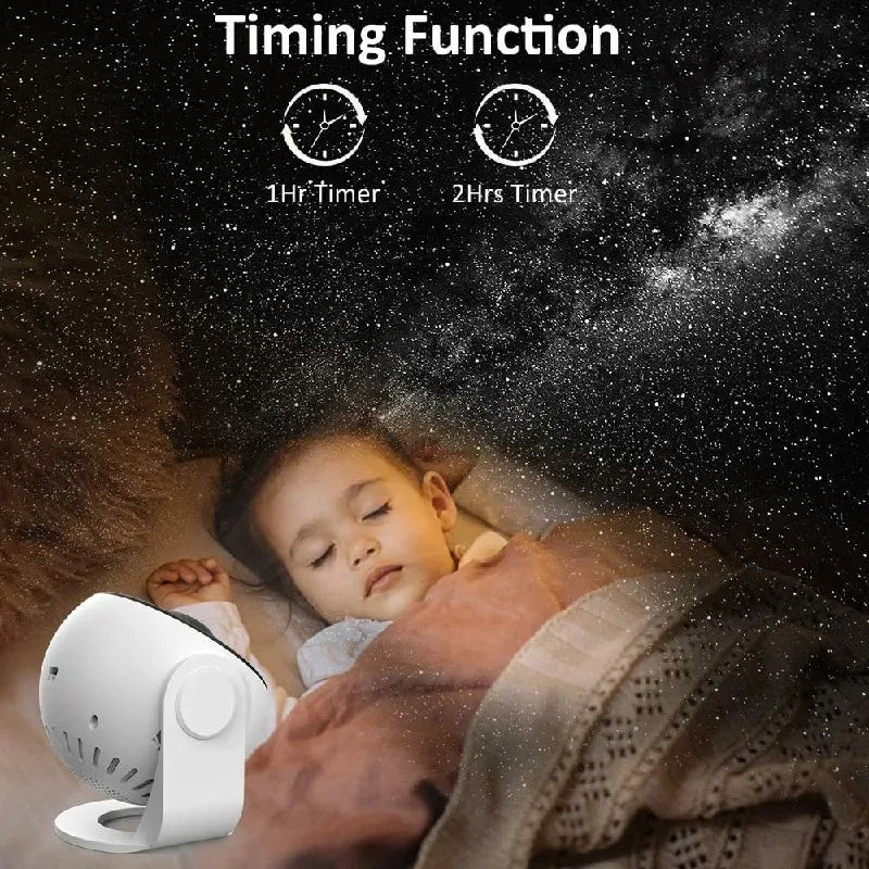 Galaxy Projector for Bedroom, HD Image Star Projector Galaxy Light Adjustable Knob, 13 Film Discs Planetarium Projector for Kids