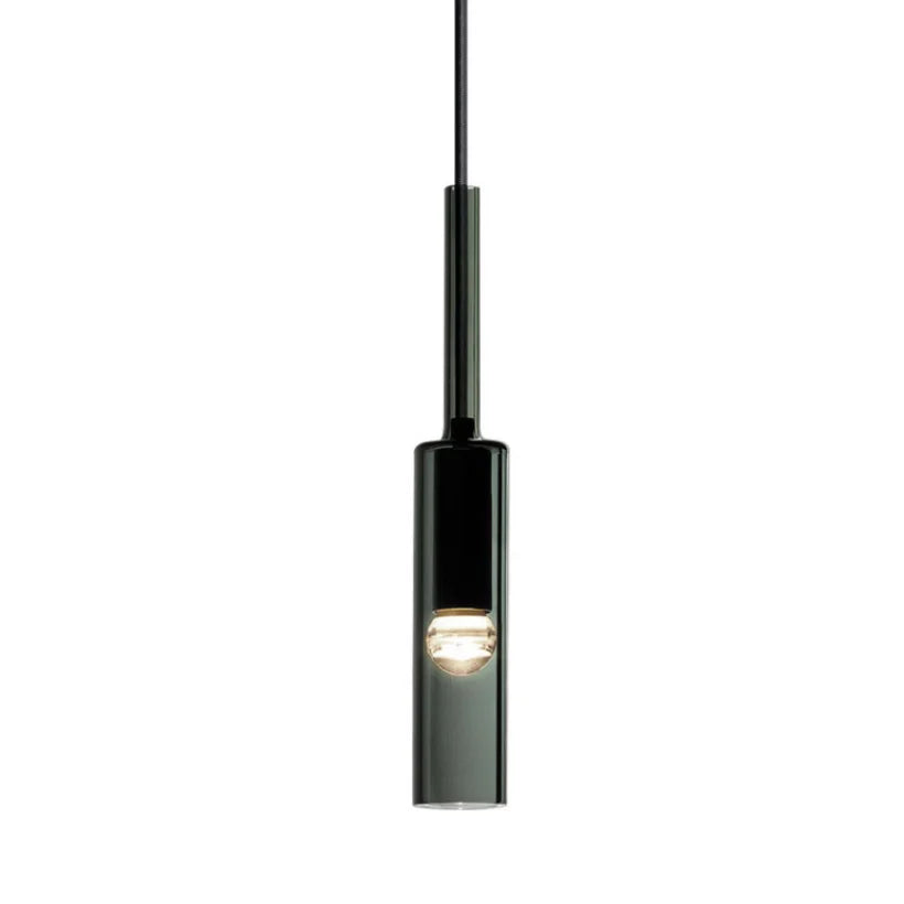 HypeHub Modern Black Glass Bottle Pendant Light – Kitchen Island E27