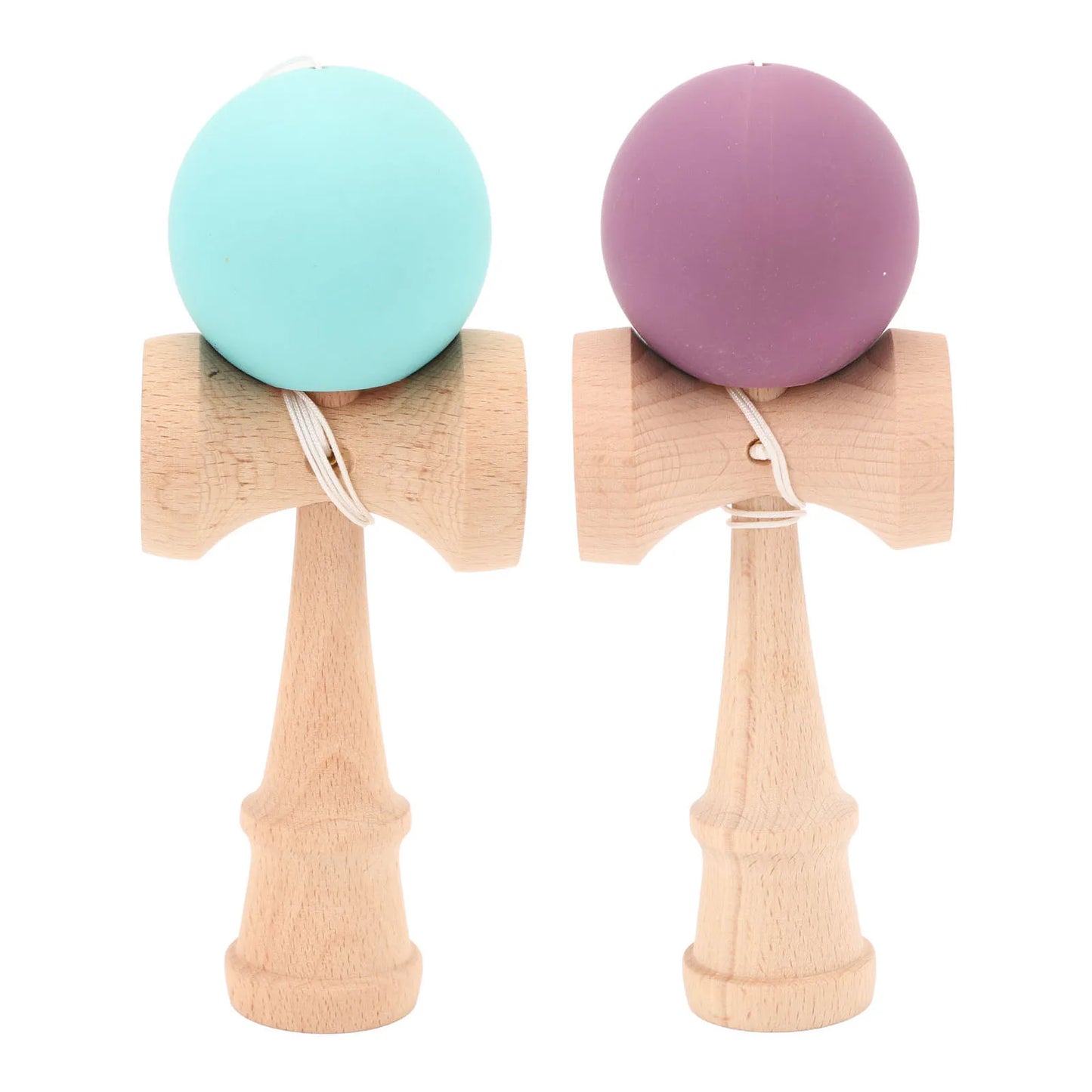 Kendama Wooden Portable Kendama Beech wood Improves Hand Eye Coordination with String for Indoor and Outdoor Wooden Kendama