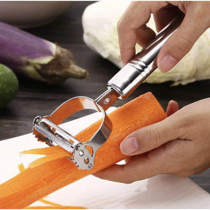BOOMCOOL Stainless Steel Double Head Peeler – Multifunctional Kitchen Tool