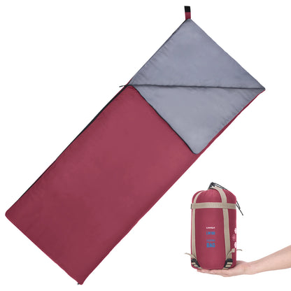 Lixada 190 * 75cm Outdoor Envelope Sleeping Bag Camping Travel Hiking Multifunction Ultra-light 680g