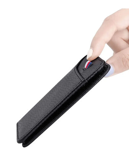 HypeHub Men's Slim Leather Wallet – Multi Card Holder & Coin Purse