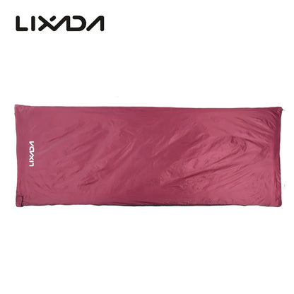 Lixada 190 * 75cm Outdoor Envelope Sleeping Bag Camping Travel Hiking Multifunction Ultra-light 680g